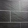 Nain Black Slate Effect Tiles on a Wall