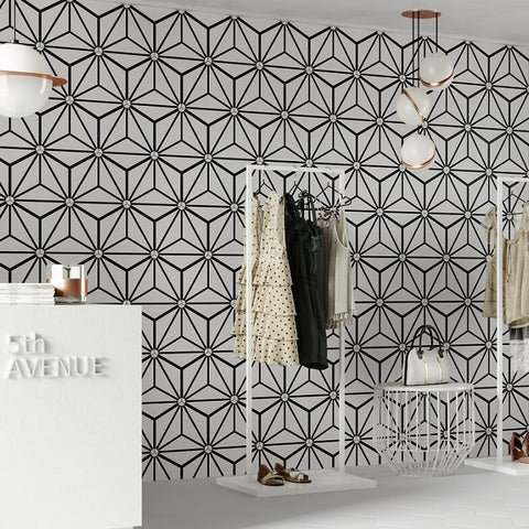 Osaka White Tile in Clothes Showroom