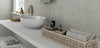 Rapolano Grey Wall Tiles in Beautiful Hotel Style Bathroom