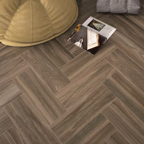 Sophie Wengue Wood Effect Floor Tiles