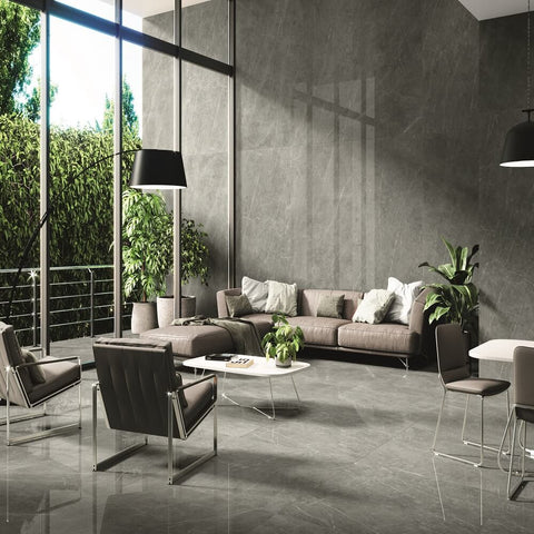 Tessino Grey Tile in Luxury Penthouse