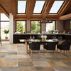 Vermont Slate Effect Tile in Luxury Kitchen