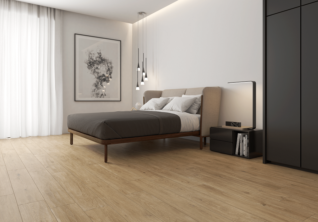 Tree Haya tile in  Penthouse Bedroom